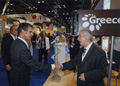 Mr Jimmy Sofios, Managing Director of “The Finest Hotels of the World” with Mr Aris Spiliotopoulos, Greek Minister of Tourism (GNTO) - Arabian Travel Market exhibition, Dubai, UAE, 6/5/2008-9/5/2008