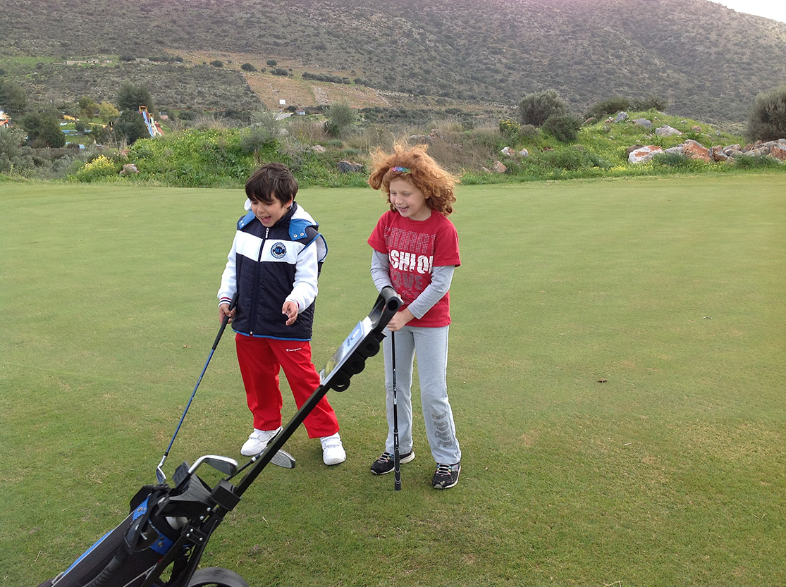 Aegean Golf Academy: Jimmy & Joy golf training, Crete 2010-2012 [Part #1]