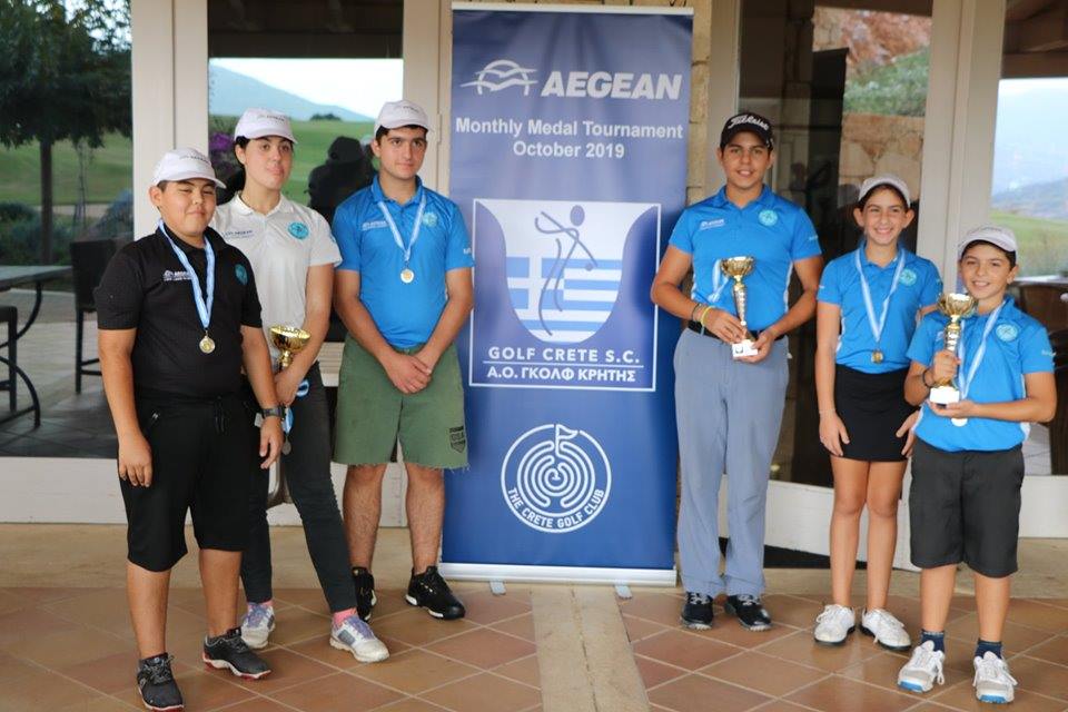 Aegean Golf Academy: Monthly Golf Medal Tournament Games October 26/10/2019 - FIRST Award To Jimmy Kolovos Sofios