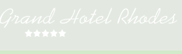 Logo Grand Hotel Rhodes