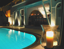 Notos Therme & Spa Pool by Night