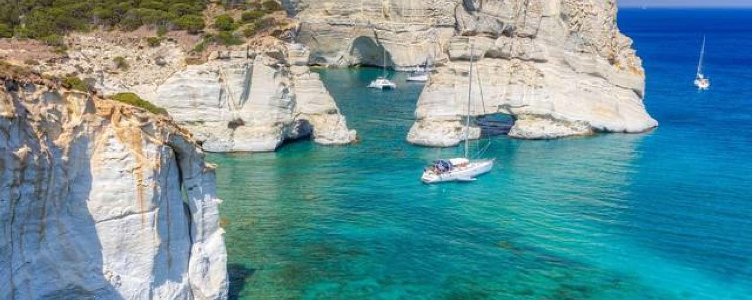 Day Cruise of Milos with a Sailing Yacht