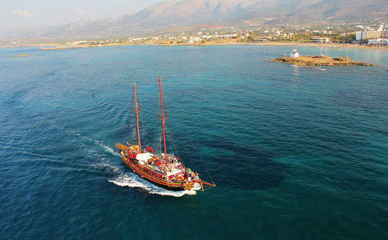 Black Rose Pirat Cruise from Hersonissos Crete