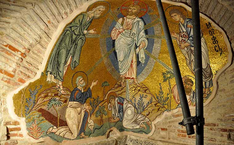 Daphni Monastery mosaic: The Resurrection