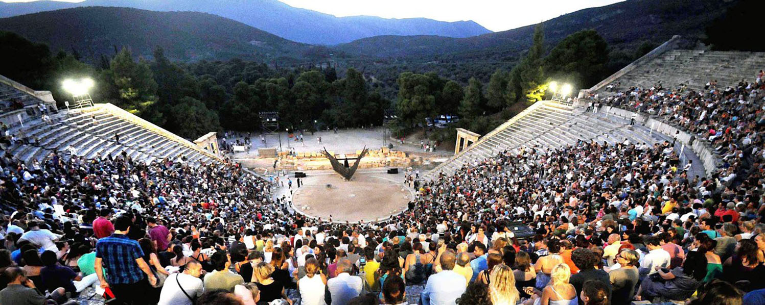 Classical Greek Play at Epidaurus Theatre