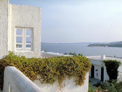 Agionissi Resort - Θέα από την βεράντα