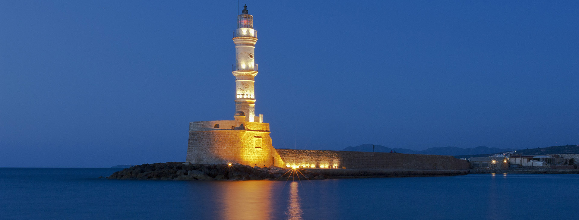 The Venetian Lighthouse at Chania harbour