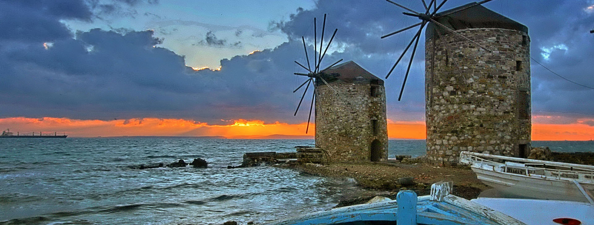 Windmills, Chios island
