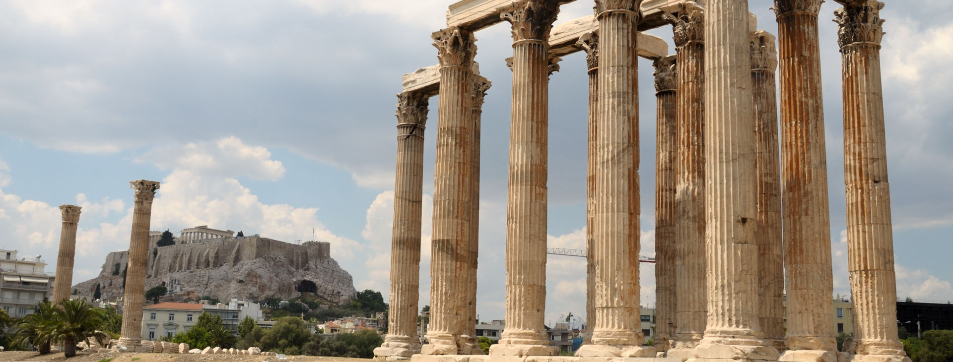 Temple of Olympian Zeus and Acropolis, Athens